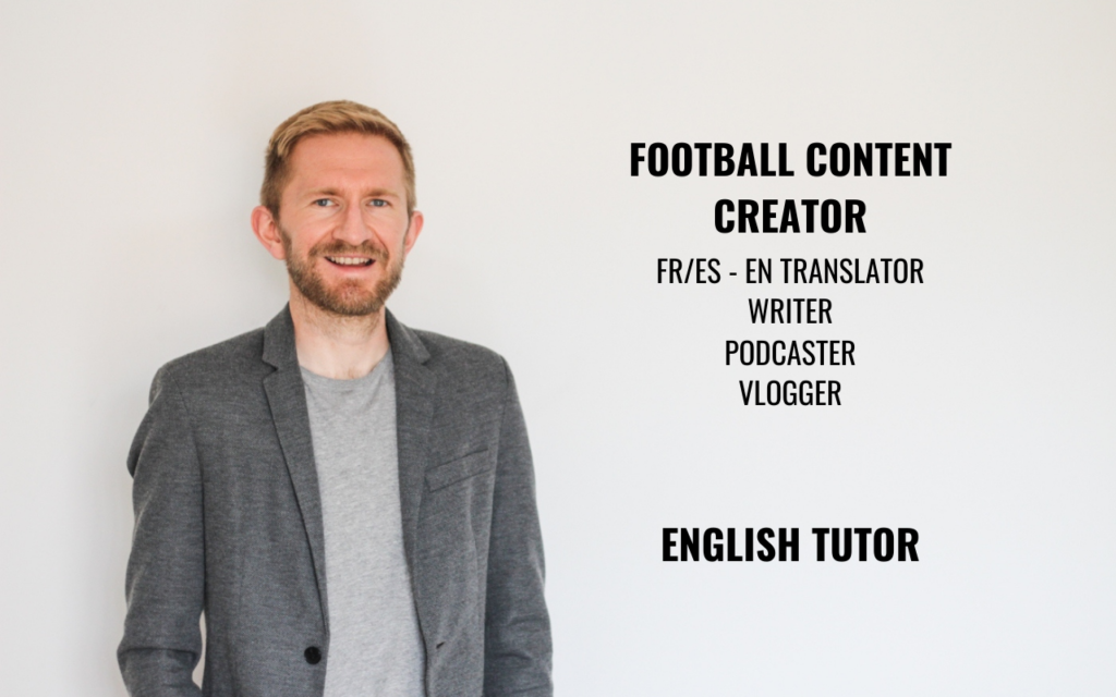 Roddy Cons football content creator translator writer podcaster vlogge